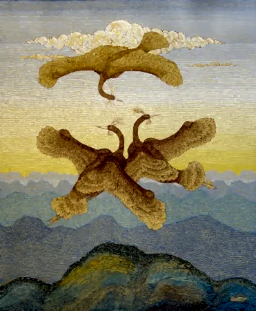 ATAÇ ELALMIŞ tarafından 2026 yılında 170x140 cm ölçülerinde Tuval üzeri yağlı boya tekniği ile yapılmıştır.