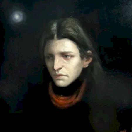 ERDİ KORKMAZ tarafından 2026 yılında 50x50 cm ölçülerinde Tuval üzeri yağlı boya tekniği ile yapılmıştır.