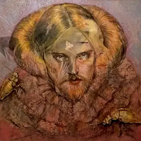 ESRA YILDIRIM  tarafından 2026 yılında 80x80 cm ölçülerinde Tuval üzeri yağlı boya tekniği ile yapılmıştır.