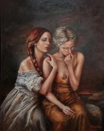 HEDİYE AKOĞLU tarafından 2026 yılında 100x80 cm ölçülerinde Tuval üzeri yağlı boya tekniği ile yapılmıştır.