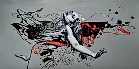 MEHMET SAKIZCI tarafından 2024 yılında 65x130 cm ölçülerinde Tuval üzeri akrilik boya tekniği ile yapılmıştır.