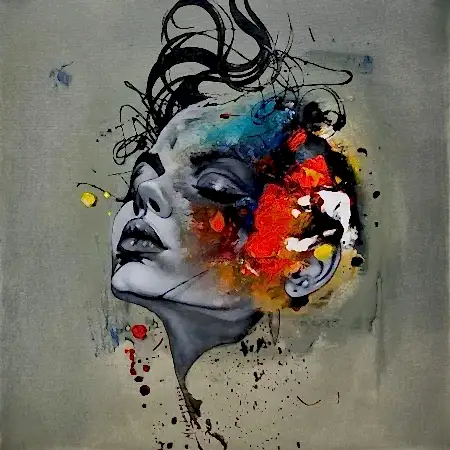 MEHMET SAKIZCI tarafından 2024 yılında 60x60 cm ölçülerinde Tuval üzeri akrilik boya tekniği ile yapılmıştır.