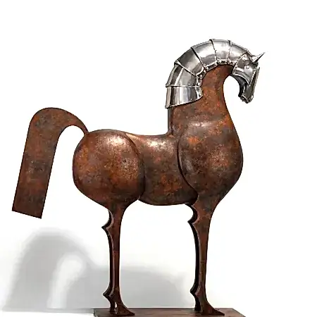 CEM GÜNEY ÇEVİKBAŞ tarafından 2026 yılında 50x40x12 cm ölçülerinde Polyester, demir tozu tekniği ile yapılmıştır.