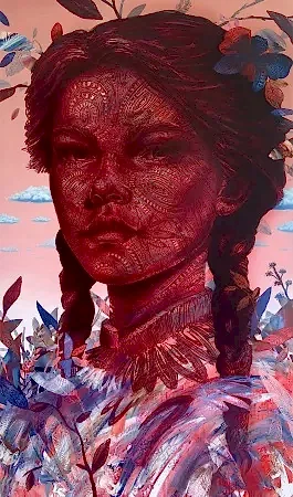 MEVLÜT AKAR tarafından 2026 yılında 170x100 cm ölçülerinde Tuval üzeri akrilik boya tekniği ile yapılmıştır.