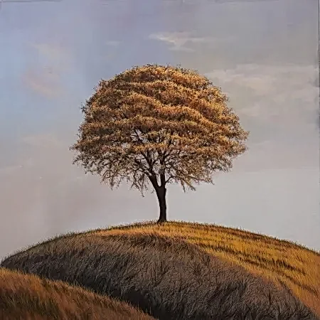 ÖZLEM ÇAKMAK tarafından 2026 yılında 50x50 cm ölçülerinde Keten tuval üzeri yağlı boya tekniği ile yapılmıştır.