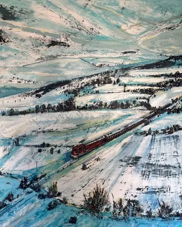 TOLGA BOZTOPRAK tarafından 2026 yılında 150x120 cm ölçülerinde Tuval üzeri akrilik boya tekniği ile yapılmıştır.