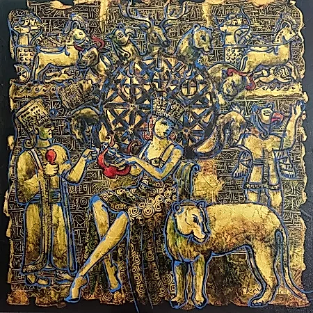 DERYA YILDIZ tarafından 2026 yılında 50x50 cm ölçülerinde Tuval üzeri yağlı boya tekniği ile yapılmıştır.