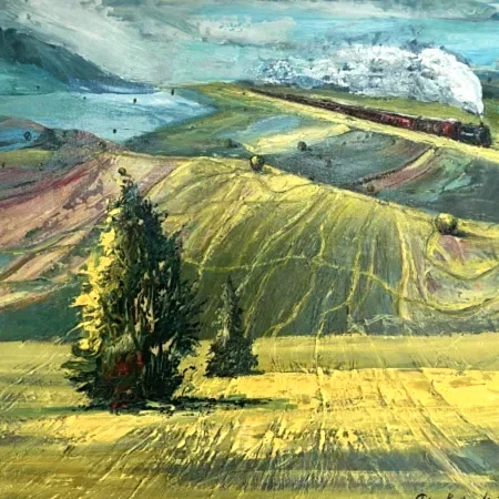 TOLGA BOZTOPRAK tarafından 2026 yılında 50x50 cm ölçülerinde Tuval üzeri akrilik boya tekniği ile yapılmıştır.