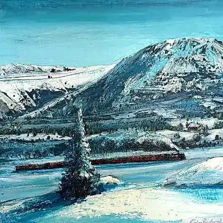 TOLGA BOZTOPRAK tarafından 2026 yılında 50x50 cm ölçülerinde Tuval üzeri akrilik boya tekniği ile yapılmıştır.