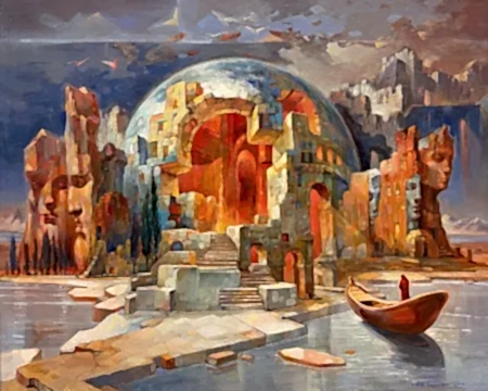 ADEM BAŞPINAR tarafından 2026 yılında 80x100 cm ölçülerinde Tuval üzeri akrilik boya tekniği ile yapılmıştır.