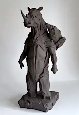 BUĞRA ÖZER tarafından 2026 yılında 50x24x27 cm ölçülerinde Stoneware çamur, elle şekillendirme 1245°c tekniği ile yapılmıştır.