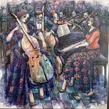 DERYA YILDIZ tarafından 2026 yılında 50x50 cm ölçülerinde Tuval üzeri yağlı boya tekniği ile yapılmıştır.