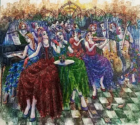 DERYA YILDIZ tarafından 2026 yılında 80x90 cm ölçülerinde Tuval üzeri yağlı boya tekniği ile yapılmıştır.