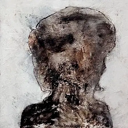 EMİNE BIYIKLI tarafından 2026 yılında 50x50 cm ölçülerinde Tuval üzeri karışık teknik tekniği ile yapılmıştır.