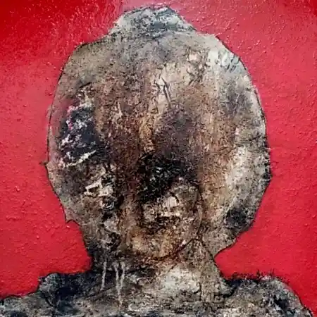 EMİNE BIYIKLI tarafından 2026 yılında 50x50 cm ölçülerinde Tuval üzeri karışık teknik tekniği ile yapılmıştır.