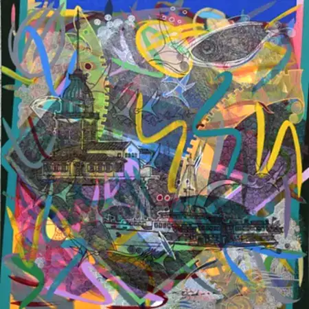 ENGİN KORKMAZ tarafından 2026 yılında 50x50 cm ölçülerinde Tuval üzeri akrilik boya tekniği ile yapılmıştır.