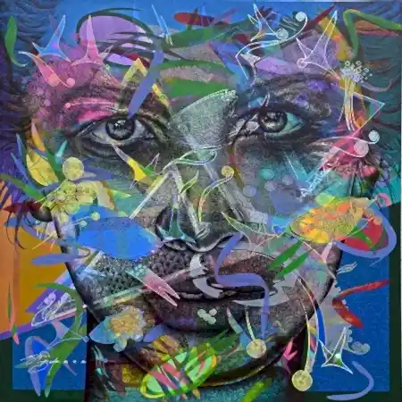 ENGİN KORKMAZ tarafından 2026 yılında 70x70 cm ölçülerinde Tuval üzeri akrilik boya tekniği ile yapılmıştır.