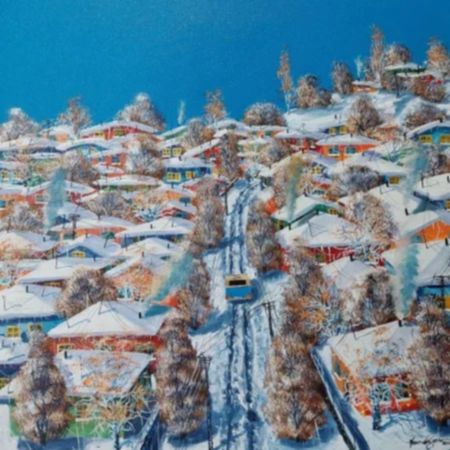 HAMDİ ESER tarafından 2025 yılında 50x50 cm ölçülerinde Tuval üzeri yağlı boya tekniği ile yapılmıştır.