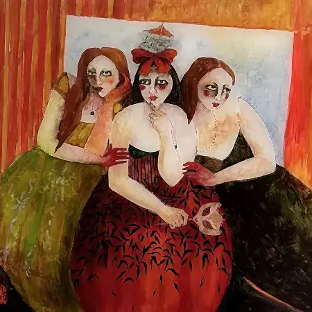 HATİCE ARAS tarafından 2026 yılında 50x50 cm ölçülerinde Saydam yüzey altı boyama tekniği ile yapılmıştır.