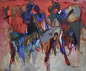 NURETTİN AKKAYA tarafından 2020 yılında 125x150 cm ölçülerinde Tuval üzeri yağlı boya tekniği ile yapılmıştır.