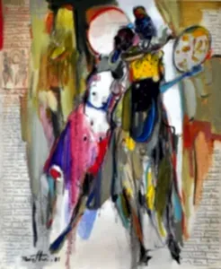 NURETTİN AKKAYA tarafından 2021 yılında 60x50 cm ölçülerinde Tuval üzeri yağlı boya tekniği ile yapılmıştır.