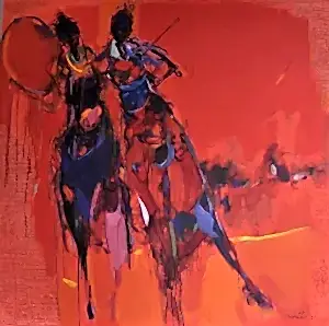 NURETTİN AKKAYA tarafından 2021 yılında 100x100 cm ölçülerinde Tuval üzeri yağlı boya tekniği ile yapılmıştır.