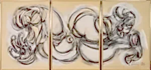 ALİ HERİSCHİ tarafından 2021 yılında 120x220 cm ölçülerinde Alçıpan üzeri karışık teknik tekniği ile yapılmıştır.