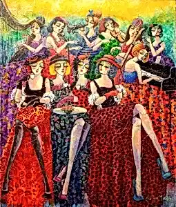 DERYA YILDIZ tarafından 2021 yılında 60x50 cm ölçülerinde Tuval üzeri yağlı boya tekniği ile yapılmıştır.