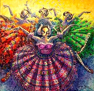 DERYA YILDIZ tarafından 2021 yılında 60x60 cm ölçülerinde Tuval üzeri yağlı boya tekniği ile yapılmıştır.