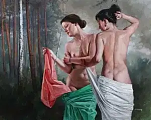 HASAN SAYGIN tarafından 2020 yılında 114x146 cm ölçülerinde Tuval üzeri yağlı boya tekniği ile yapılmıştır.