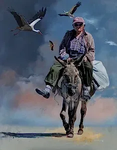 HASAN SAYGIN tarafından 2020 yılında 146x114 cm ölçülerinde Tuval üzeri yağlı boya tekniği ile yapılmıştır.