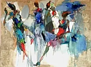 NURETTİN AKKAYA tarafından 2019 yılında 180x240 cm ölçülerinde Tuval üzeri yağlı boya tekniği ile yapılmıştır.