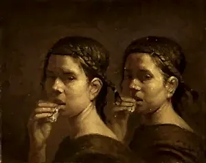 SERTAP YEĞİN tarafından 2013 yılında 40x50 cm ölçülerinde Tuval üzeri yağlı boya tekniği ile yapılmıştır.