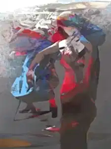 HAKAN ERASLAN tarafından 2015 yılında 120x90 cm ölçülerinde Tuval üzeri akrilik boya tekniği ile yapılmıştır.