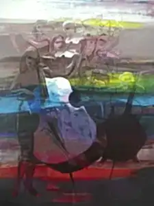 HAKAN ERASLAN tarafından 2015 yılında 120x90 cm ölçülerinde Tuval üzeri akrilik boya tekniği ile yapılmıştır.