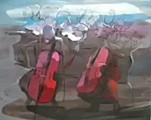 HAKAN ERASLAN tarafından 2015 yılında 40x50 cm ölçülerinde Tuval üzeri akrilik boya tekniği ile yapılmıştır.