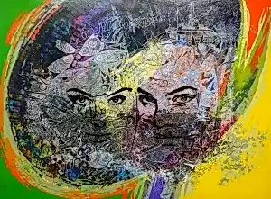 ENGİN KORKMAZ tarafından 2015 yılında 90x120 cm ölçülerinde Tuval üzeri akrilik boya tekniği ile yapılmıştır.