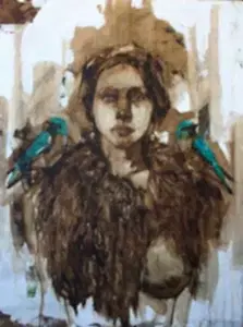 SEMA ÖCAL tarafından 2015 yılında 120x90 cm ölçülerinde Tuval üzeri akrilik boya tekniği ile yapılmıştır.