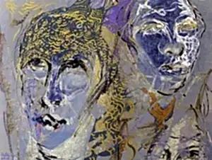 NECMETTİN ÖZLÜ tarafından 2016 yılında 90x120 cm ölçülerinde Hahnemühle Monet Tuval üzeri karışık teknik tekniği ile yapılmıştır.