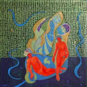 NECMETTİN ÖZLÜ tarafından 2017 yılında 70x70 cm ölçülerinde Tuvale üzeri akrilik boya boya tekniği ile yapılmıştır.