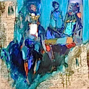 NURETTİN AKKAYA tarafından 2017 yılında 70x70 cm ölçülerinde Tuval üzeri yağlı boya tekniği ile yapılmıştır.