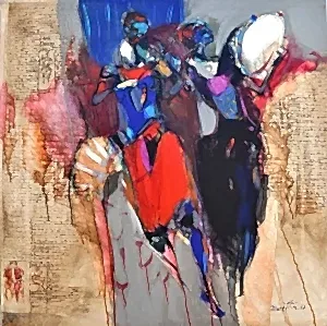 NURETTİN AKKAYA tarafından 2017 yılında 70x70 cm ölçülerinde Tuval üzeri yağlı boya tekniği ile yapılmıştır.