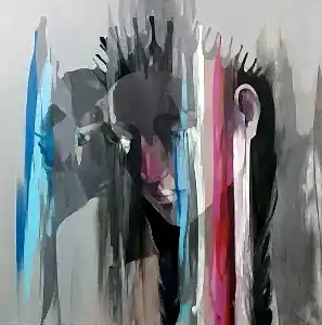 HAKAN ERASLAN tarafından 2017 yılında 70x70 cm ölçülerinde Tuvale üzeri akrilik boya boya tekniği ile yapılmıştır.