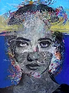 ENGİN KORKMAZ tarafından 2018 yılında 120x90 cm ölçülerinde Tuval üzeri akrilik boya tekniği ile yapılmıştır.