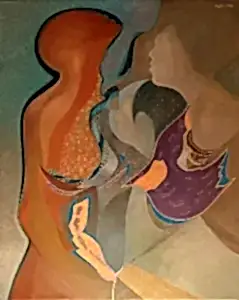 NECMETTİN ÖZLÜ tarafından 2018 yılında 161.5x129.5 cm ölçülerinde Tuval üzeri yağlı boya tekniği ile yapılmıştır.