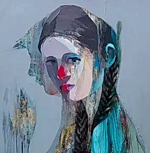 HAKAN ERASLAN tarafından 2018 yılında 60x60 cm ölçülerinde Tuval üzeri yağlı boya tekniği ile yapılmıştır.