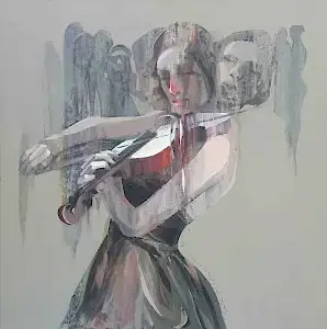 HAKAN ERASLAN tarafından 2018 yılında 60x60 cm ölçülerinde Tuval üzeri yağlı boya tekniği ile yapılmıştır.