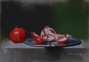 HASAN SAYGIN tarafından 2019 yılında 33x47 cm ölçülerinde Kağıt üzeri pastel boya tekniği ile yapılmıştır.