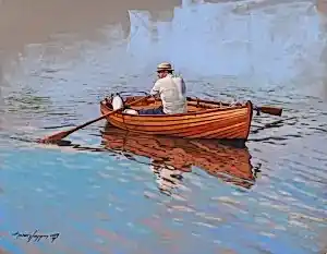 HASAN SAYGIN tarafından 2019 yılında 33x43 cm ölçülerinde Kağıt üzeri pastel boya tekniği ile yapılmıştır.