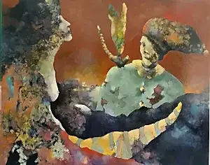 EROL PELİOĞLU tarafından 2019 yılında 120x150 cm ölçülerinde Tuval üzeri yağlı boya tekniği ile yapılmıştır.